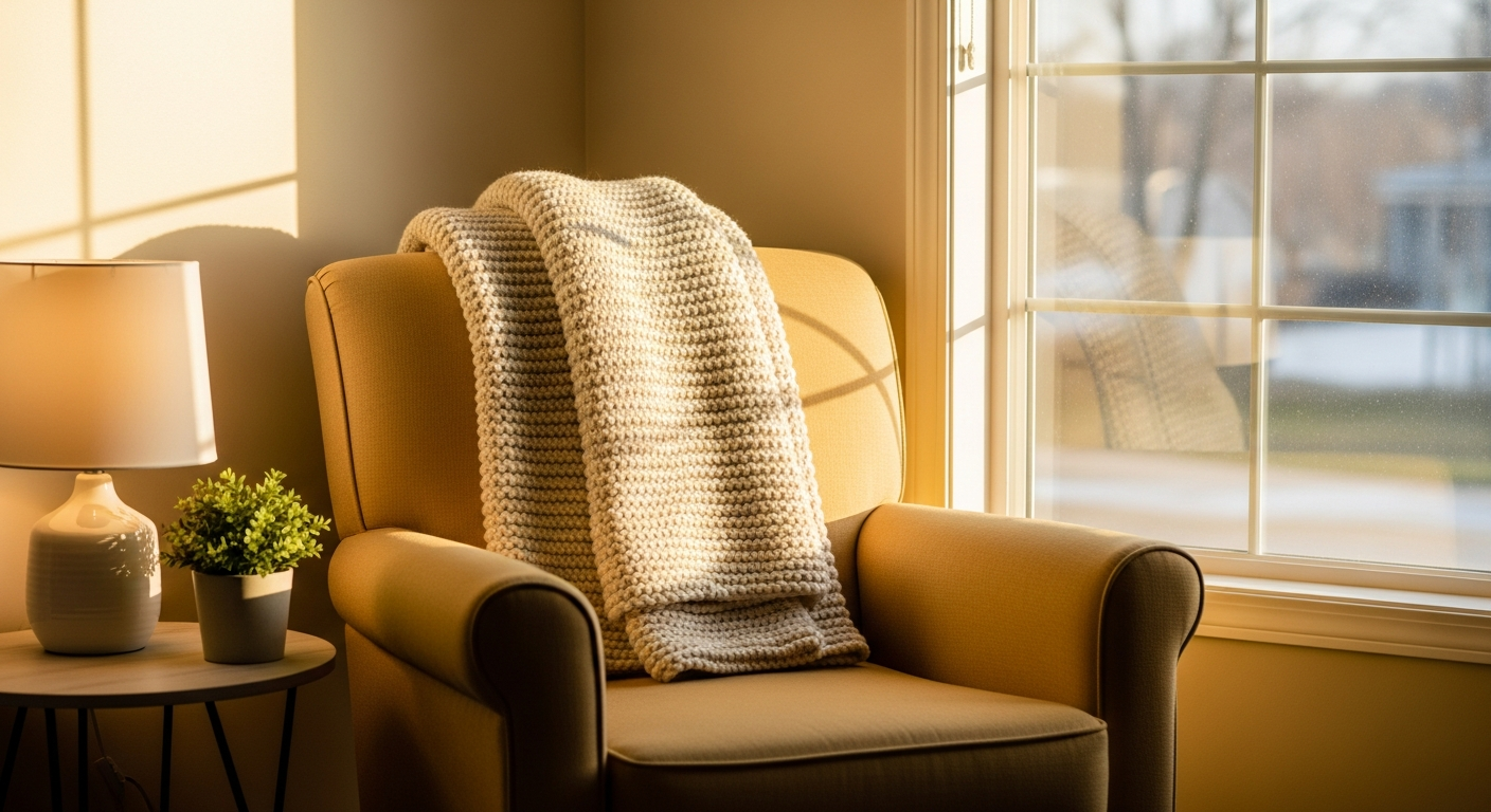 A cosy, welcoming reading nook