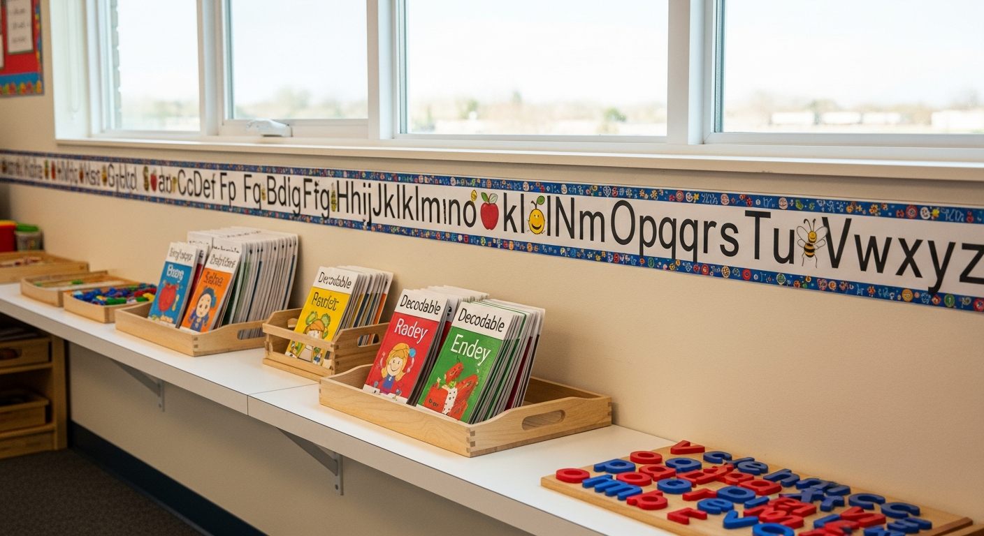 Interactive reading practice on a tablet