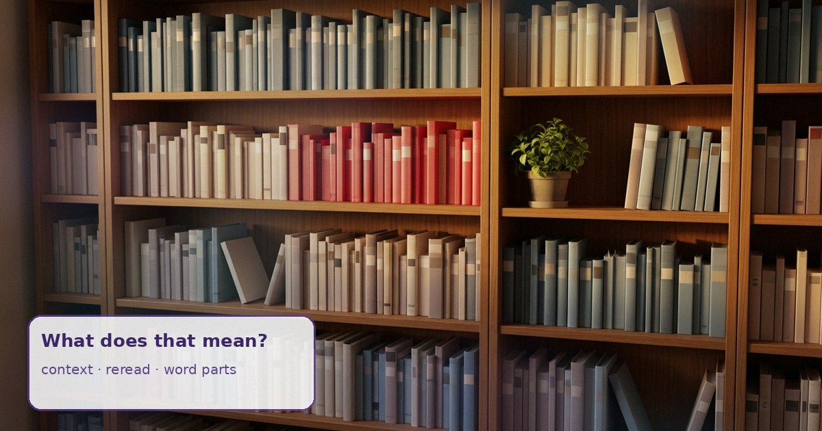 Vocabulary while reading explained for Australian parents